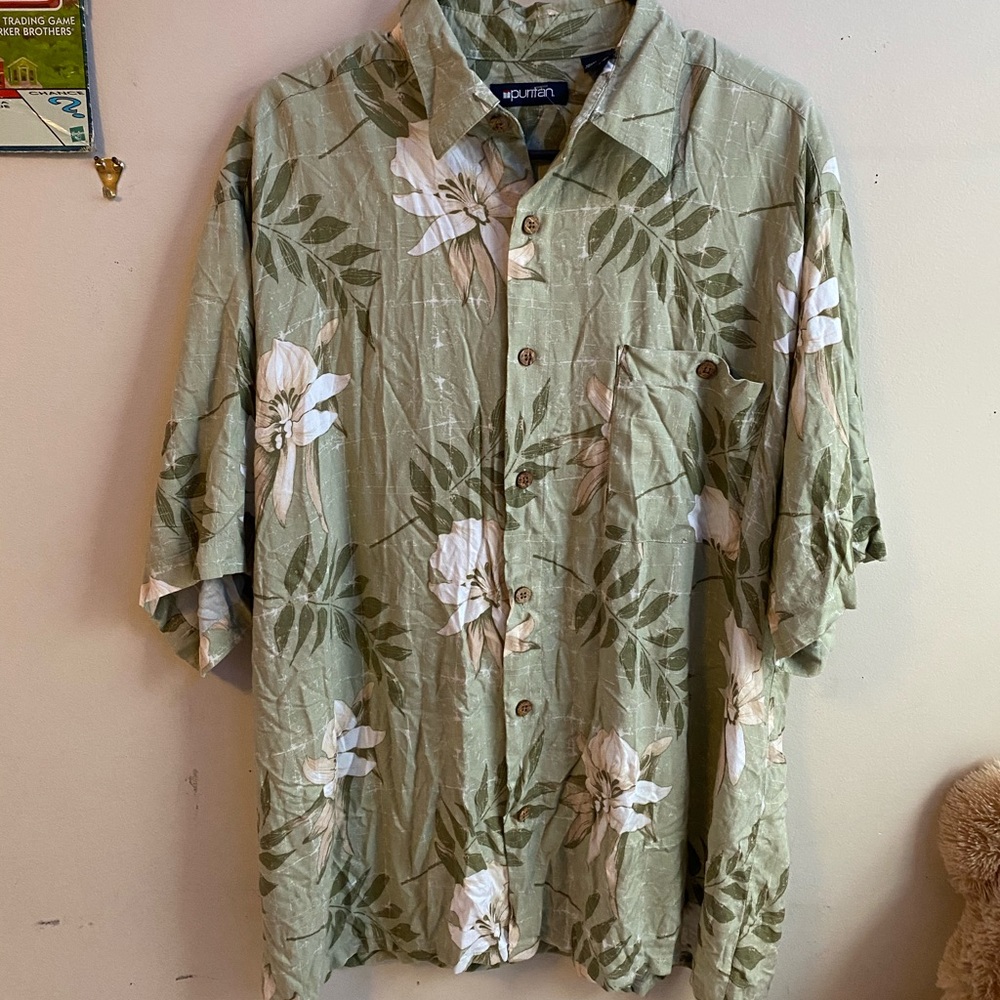 Floral Hawaiian Men’s Button Up